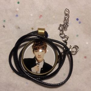 Kpop EXO Chen Bronze Pendant Necklace